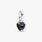 PANDORA ME Sterling Silver Black Chakra Mini Heart Dangle Charm 793042C01