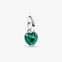 PANDORA Green Chakra Heart Mini Dangle Charm 793042C03