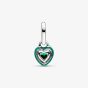 PANDORA Green Chakra Heart Mini Dangle Charm 793042C03