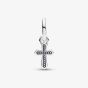 PANDORA ME Sterling Silver Cubic Zirconia Cross Dangle Charm 793044C01
