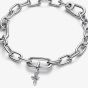 PANDORA ME Sterling Silver Cubic Zirconia Cross Dangle Charm 793044C01