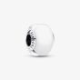PANDORA Sterling Silver White Mini Murano Glass Charm 793118C00