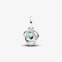 PANDORA Sterling Silver Green Cubic Zirconia May Birthstone Charm 793125C05