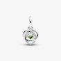 PANDORA Sterling Silver Green Cubic Zirconia August Birthstone Charm 793125C08