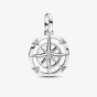 PANDORA ME Silver Compass Medallion Charm 793456C01