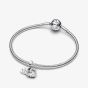 PANDORA Sparkling Heart Double Dangle Charm 793765C01