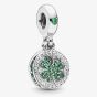 PANDORA Sterling Silver Cubic Zirconia Dazzling Clover Charm 797906NRGMX