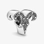 PANDORA Sterling Silver Cubic Zirconia Sparkling Aries Zodiac Charm 798416C01