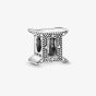 PANDORA Sterling Silver Cubic Zirconia Sparkling Gemini Zodiac Charm 798428C01