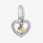 PANDORA Sterling Silver Yellow Cubic Zirconia November Birthstone Dangle Charm 798854C11