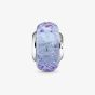 PANDORA Sterling Silver Wavy Lavender Murano Glass Charm 798875C00