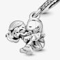 PANDORA Sterling Silver Cubic Zirconia Married Couple Dangle Charm 798896C01