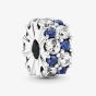 PANDORA Blue Sparkling Spacer Clip Charm 799171C01