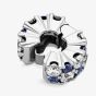 PANDORA Blue Sparkling Spacer Clip Charm 799171C01