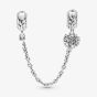 PANDORA Silver Family Tree Safety Chain Charm 799293C00-05