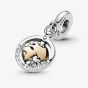 PANDORA Two Tone You Are My World Charm 799303C01