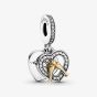 PANDORA Two Tone Happy Anniversary Dangle Charm 799322C01