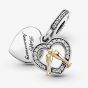 PANDORA Two Tone Happy Anniversary Dangle Charm 799322C01
