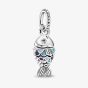 PANDORA Blue Scaled Fish Dangle Charm 799428C01