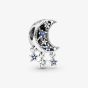 PANDORA Silver Star Crescent Moon Charm 799643C01