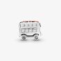 PANDORA Silver Union Jack London Bus Charm 791049ER
