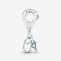 PANDORA Silver Fish Turtle And Shell Dangle Charm 791697C01