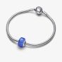 PANDORA Blue Mini Murano Glass Charm 793105C00