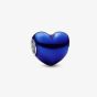 PANDORA Metallic Blue Heart Charm 793337C05