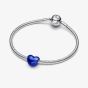 PANDORA Metallic Blue Heart Charm 793337C05