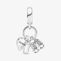 PANDORA Baby Bottle & Shoes Dangle Charm 798106CZ