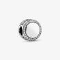 PANDORA Sterling Silver Sparkling Button Charm 798747C01