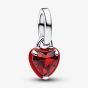 PANDORA ME Red Chakra Heart Mini Dangle Charm 793042C05