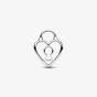 PANDORA Silver Openwork Heart Padlock Charm 794358C00