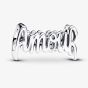PANDORA Silver Amour Script Charm 794426C00