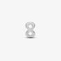 PANDORA Silver Textured Infinity Symbol Mini Charm 794523C00