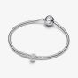 PANDORA Silver Textured Infinity Symbol Mini Charm 794523C00