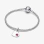 PANDORA July Birthstone Heart Dangle Charm 794295C07