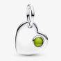 PANDORA August Birthstone Heart Dangle Charm 794295C08