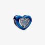 PANDORA Blue Spinnable Heart Charm 792750C01