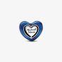 PANDORA Blue Spinnable Heart Charm 792750C01