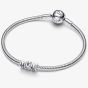 PANDORA Sterling Silver Reversible Mum Charm 794455C01