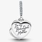 PANDORA Silver Beautiful Mother Double Dangle Charm 794456C01