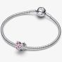 PANDORA Silver Entwined Heart & Butterfly Charm 794475C01