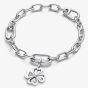 PANDORA ME Silver Heart Four Leaf Clover Medallion Charm 793034C01