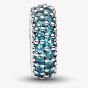 PANDORA Silver & Ice Blue Stone Spacer Charm 791359C01
