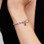 PANDORA Silver & Blue Anchor Mini Dangle Charm 794610C01