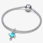 PANDORA Silver & Cubic Zirconia Manta Ray Dangle Charm 794685C01