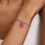 PANDORA Silver & Cubic Zirconia Hibiscus Dangle Charm 794698C01