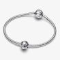 PANDORA Silver & Crystal Football Charm 794710C01