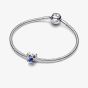 PANDORA Disney Stitch Blue Heart Crystal & Sterling Silver Charm 794731C01